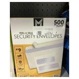 Peel & seal envelopes 500 ct