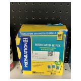 Prepartion H medicated wipes 180ct