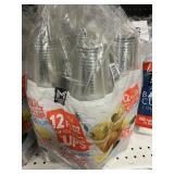 12 fl oz Clear cups 172 ct