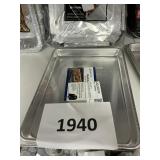 Aluminum quarter size baking sheets 2 ct