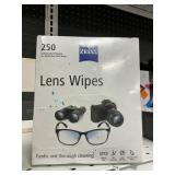 Zeiss lens wipes 250 ct