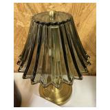 Hearth & Hand Glass shade table lamp