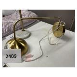 Threshold gold wall light