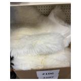 Shear style sheepskin rug