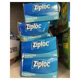 Ziploc freezer gallon 4-38 ct bags