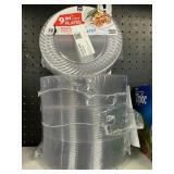 9in Clear plates 4-45 st
