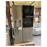 LG SS refrigerator 27 cu ft side by side -USED