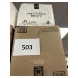 Adjustable briefs XL 4-15 ct