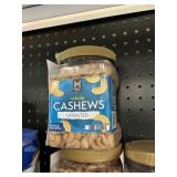 Whole cashews unsalted 33 oz