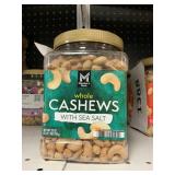 Whole cashews w/ sea salt 33 oz