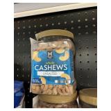 Whole cashews unsalted 33 oz