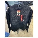 Eddie Bauer mixed media fleece jacket XL