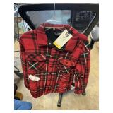 Mens fleece shacket M