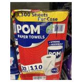 Pom toilet paper towels 30 rolls