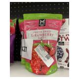 Freeze dried strawberry slices 3-3oz