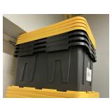 Black and yellow totes 4 ct