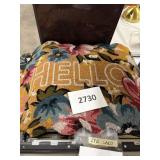 Hello door mat 38inL22inW