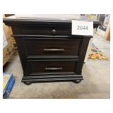 3- Drawer wooden night stand -corner damaged