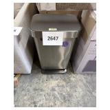 Simple Human step on trash can -dented
