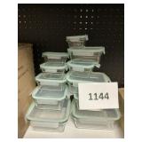 Glasslock food storage set- USED 11 ct