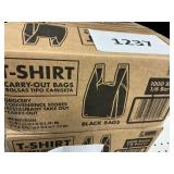 T-shirt bags 1000 ct