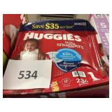 Huggies 234 diapers size 1