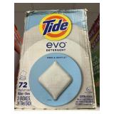 Tide Evo detergant 72 tiles