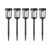 5-pack LED solar path lights
