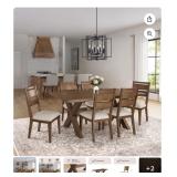 Hastings 7-pc dining table set 2-box set