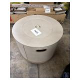 Round firepit table