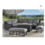 Athena sectional w/sintered top 7pcs