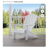 Keter adirondack chair- white