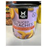 Sliced peaches 104 oz