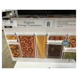 Fliplock storage containers set of 8