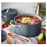 11pcs Non-stick ceramic cookware set - gray