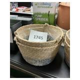 2-Woven planter 12 in