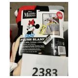 Minnie Mouse plush blanket 62inx90in