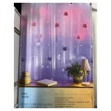Teen Home rose curtian lights w/ photo clips