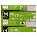 Peel & Seal envelopes 500 ct