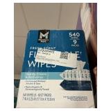 Flushable wipes 540ct