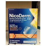 NicoDerm CQ 21 clear patches