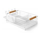 Modern white dish rack