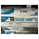 Pure cane sugar 2000 packets