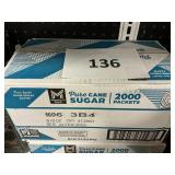 Pure cane sugar 2000 packets