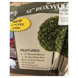 2-pack 15in Boxwood balls