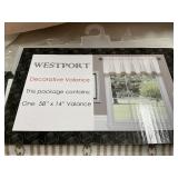 Westport valance 58inx14in 2 ct
