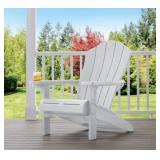 Adirondack polywood rocker - white