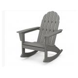 Adirondack polywood rocker - gray