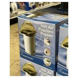 Hot air popcorn popper