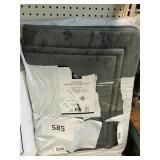 Quick dry memory foam bath mat 2 ct